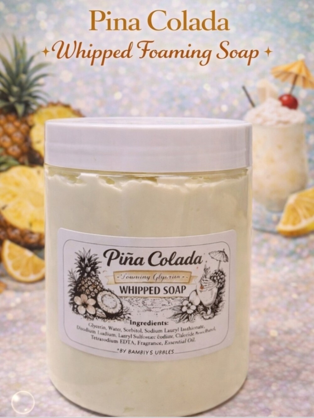 8oz Hand Crafted Whipped Glycerin Foaming Soap 8oz - Picture 6 of 9